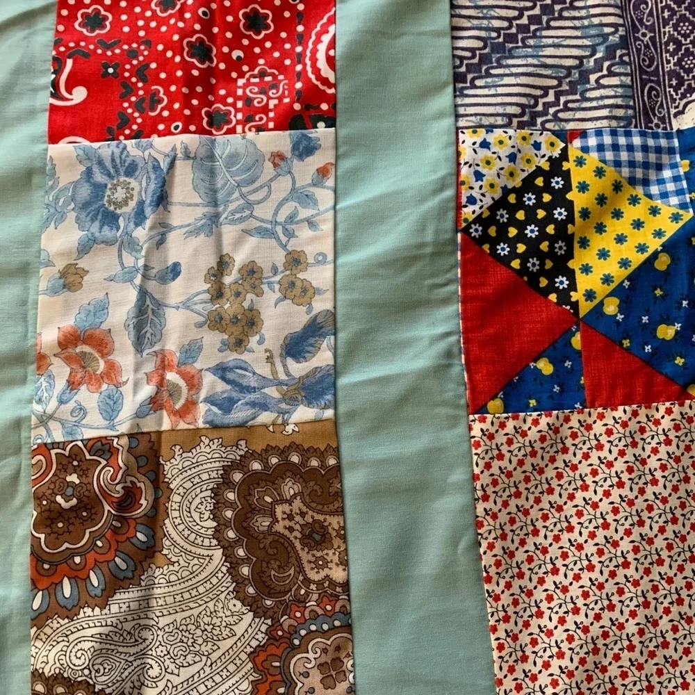 Quilt Patchwork Flowers Floral Paisley